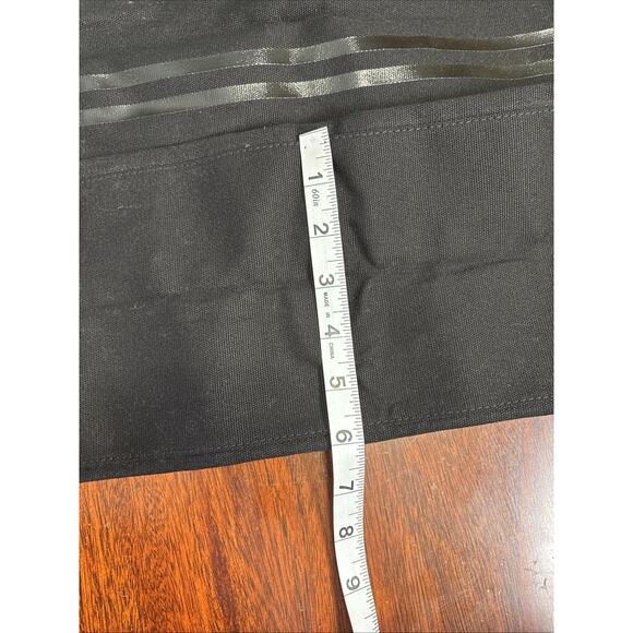 Victoria's Secret Weekender Tote Bag Large Black Zipper Top Travel Gym Commute - Picture 7 of 8